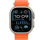 Apple Watch Ultra 2 titán oranžový oceánsky remienok (2)