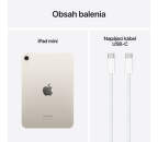 Apple iPad mini (2024) 128GB Wi-Fi MXN83HC/A hviezdne biely