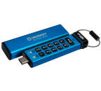 Kingston IronKey Keypad 200C 16GB USB 3.2 Gen 1 typ C modrý