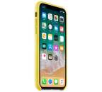 Apple kožené puzdro pre iPhone X, žltá