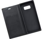 Mobilnet Luxury knižkové puzdro pre Samsung Galaxy S8, čierna