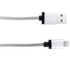 Canyon Premium Lightning - USB kábel 1m šedý
