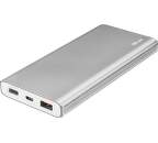 Trust Omni Thin Metal USB-C QC3 powerbanka 10000 mAh, strieborná