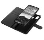 Spigen Wallet S Saffiano puzdro pre Huawei P30 Lite, čierna