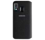 Samsung Wallet flipové puzdro pre Samsung Galaxy A40, čierna