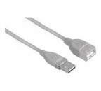 HAMA 78400 USB predlžovací kábel A-Plug - A-Socket, 5 m, šedý