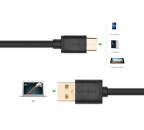 Ugreen 30159 USB-C kábel 1m, čierna