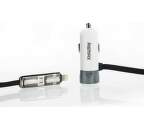 REMAX AA-1148 CCR102 auto adapter s micro USB / lighting - sivý
