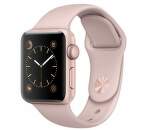 Apple Watch Series 2, 38mm Rose Gold Aluminium Case with Pink Sand Sport Band