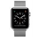 Apple Watch Series 2, 42mm Stainless Steel Case with Silver Milanese Loop