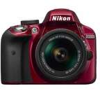 Nikon D3300, AF-P 18-55VR Red