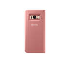 Samsung Clear View pre Galaxy S8 ružové