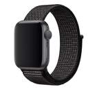 Apple Watch 40 mm Nike športový prevliekací remienok, čierny