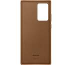 Samsung Leather Cover puzdro pre Samsung Galaxy Note20 Ultra 5G, hnedá