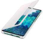 Samsung Clear View knižkové puzdro pre Samsung Galaxy S20 FE biela