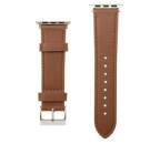 Fixed Leather Strap remienok pre Apple Watch 42/44/45 mm hnedý