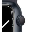 Apple Watch Series 7 45 mm temne atramentový hliník s antracitovo čiernym športovým remienkom