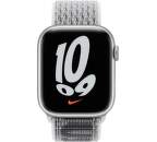 Apple_Watch_Nike_Series_8_45mm_Silver_Aluminum_Summit_White_Black_Sport_Loop_Pure_Front_Screen__USEN