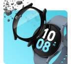 Tempered Glass Protector tvrdené sklo s rámom pre Samsung Galaxy Watch 5 44mm transparentné (2)