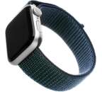 Fixed Nylon Strap remienok pre Apple Watch 42/44/45/49 mm modrý