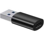 Baseus Ingenuity USB-A/USB-C OTG redukcia čierna