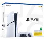 PlayStation 5 (typ modelu - slim) biela + 2x ovládač DualSense