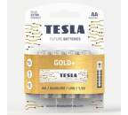 TESLA GOLD+ AA 4ks, alkalická batéria