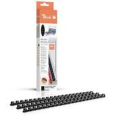 Peach R-PB410-02 A4 10 mm 25 ks čierne hrebene na viazanie
