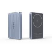 CubeNest S1B0 magnetická bezdrôtová powerbanka MagSafe 5000 mAh modrá