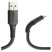 SBS microUSB kábel 1 m, čierna