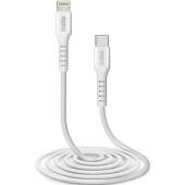 SBS USB-C/Lightning kábel 2 m biely