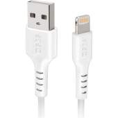 SBS USB/Lightning kábel 3 m biely