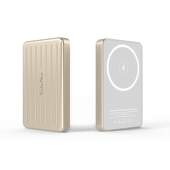 CubeNest S1B0 magnetická bezdrôtová powerbanka MagSafe 5000 mAh zlatá