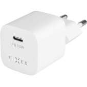 Fixed Mini nabíjačka USB-C PD 30W biela