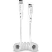 SBS USB-C/USB-C kábel 1 m biely