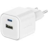 Swissten nabíjačka USB-C/USB-A GaN 27W biela
