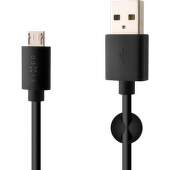 Fixed USB/Micro USB kábel 1 m, čierna