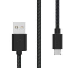 Sturdo Micro USB kábel 2A 1,5m, čierna