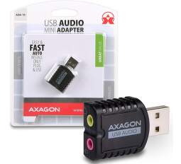 AXAGON ADA-10, Ext. zvuková karta
