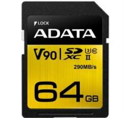 A-DATA microSDXC 64 GB 290 MBS U3 CLASS 10 UHS-II
