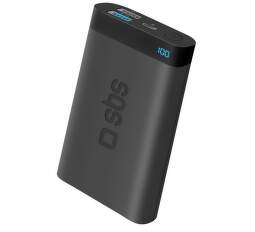 SBS Pocket powerbanka 8000 mAh LED, čierna