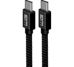 Winner USB-C/USB-C kábel 2m, čierna