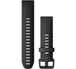 Garmin Quickfit 20 mm silikónový remienok pre Fénix 6S, čierna