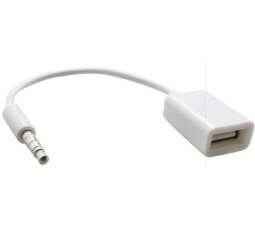 Mobilnet 3,5 mm AUX redukcia na USB, biela