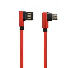 Mobilnet dátový kábel Micro USB 1 m 2,2 A červená