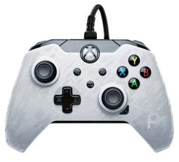 PDP Wired Controller (White Camo) biely