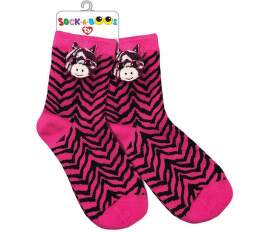 TY 95809 zebra ZOEY detské ponožky