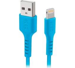 SBS USB/Lightning MFI kábel 1 m modrý