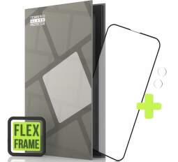 Tempered Glass Protector 2,5D flexi sklo pre Apple iPhone 13 mini čierne + sklo na kameru