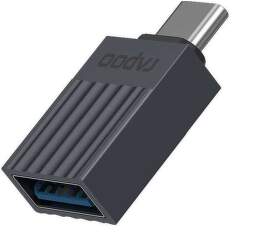 Rapoo UCA-1001 USB-C/USB-A redukcia čierna